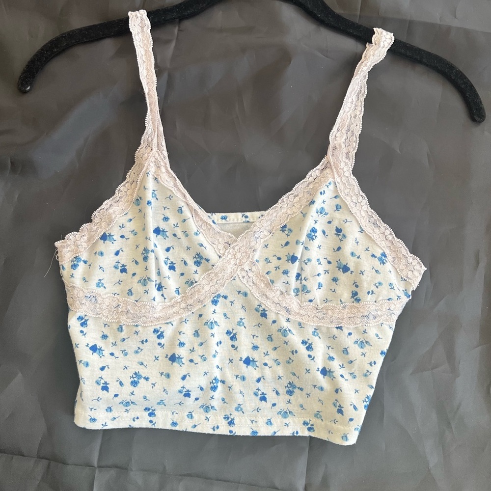 Cropped Floral Cami
